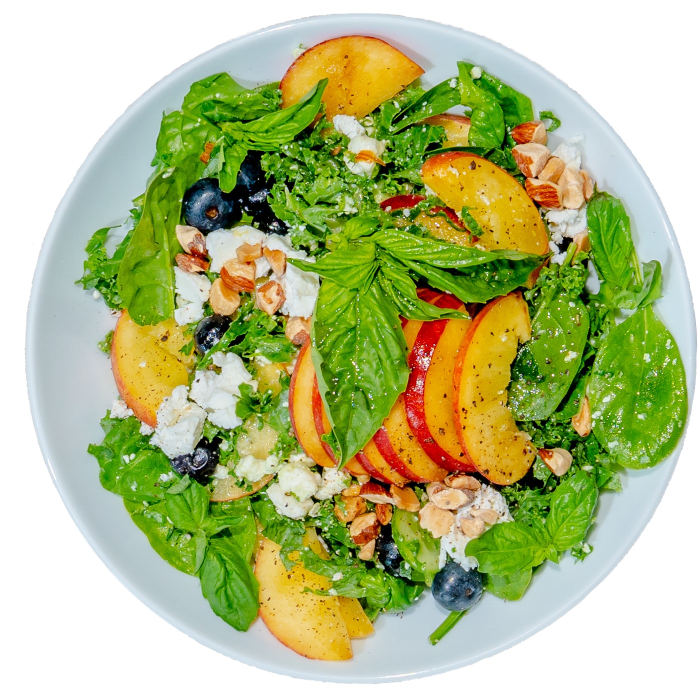Zardin crunchy peach salad